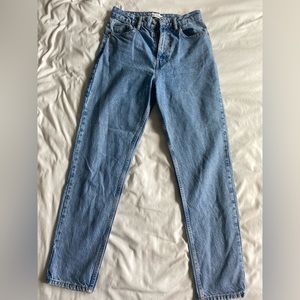 Zara high rise straight leg